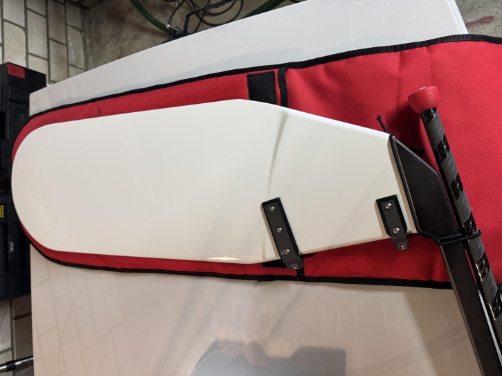 OKD project Rudder - complete with fixed Carbontiller and tillerextension