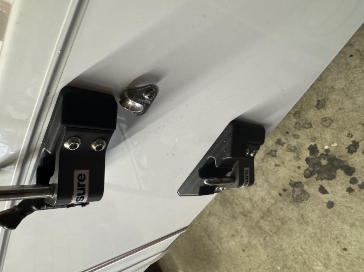 OKD project - transom spacer for rudderfittings